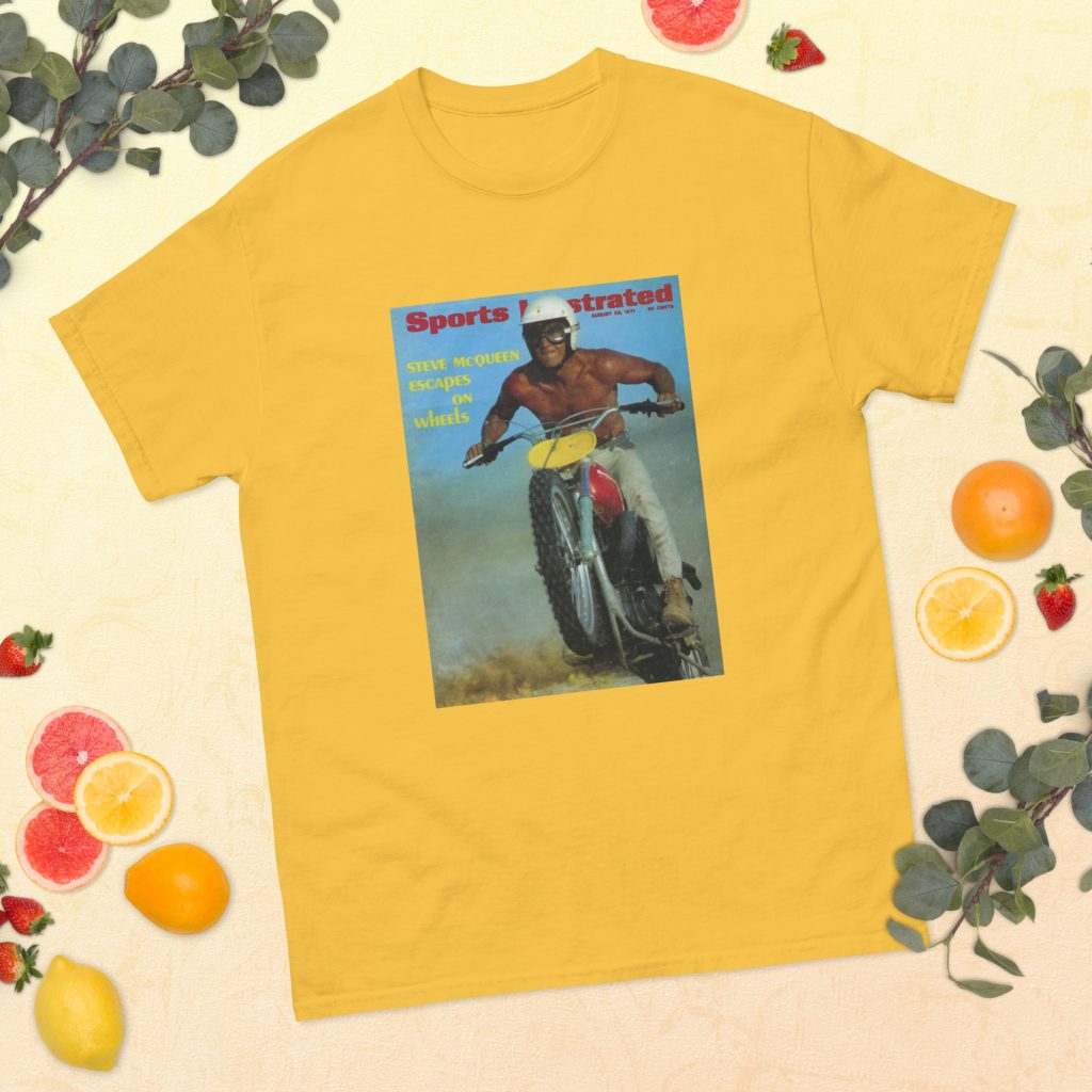 T-shirt classic unisexe – Steve McQueen Moto